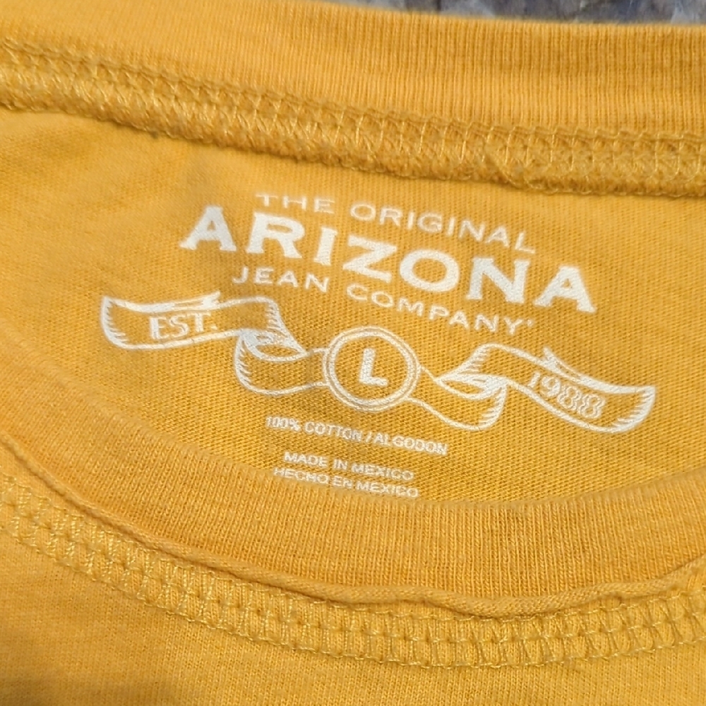 Arizona Jean Company Blue, Yellow, and Camouflage Long Sleeve Tees - Picture 2 of 9